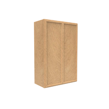 Load image into Gallery viewer, RTA - Slim Shaker Karamel - 36&quot;Height Double Door Wall Cabinets - 24&quot;W x 36&quot;H x 12&quot;D