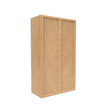 Load image into Gallery viewer, RTA - Slim Shaker Karamel - 42&quot;Height Double Door Wall Cabinets - 24&quot;W x 42&quot;H x 12&quot;D