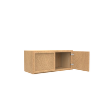Load image into Gallery viewer, RTA - Slim Shaker Karamel - Double Door Wall Cabinets - 27&quot;W x 12&quot;H x 12&quot;D