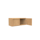 Load image into Gallery viewer, RTA - Slim Shaker Karamel - Double Door Wall Cabinets - 27&quot;W x 12&quot;H x 12&quot;D