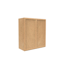 Load image into Gallery viewer, RTA - Slim Shaker Karamel - 30&quot;Height Double Door Wall Cabinets - 27&quot;W x 30&quot;H x 12&quot;D