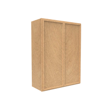 Load image into Gallery viewer, RTA - Slim Shaker Karamel - 36&quot;Height Double Door Wall Cabinets - 27&quot;W x 36&quot;H x 12&quot;D