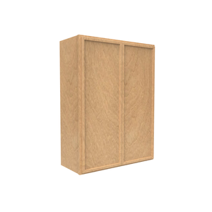 RTA - Slim Shaker Karamel - 36"Height Double Door Wall Cabinets - 27"W x 36"H x 12"D