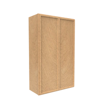 Load image into Gallery viewer, RTA - Slim Shaker Karamel - 42&quot;Height Double Door Wall Cabinets - 27&quot;W x 42&quot;H x 12&quot;D