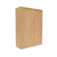 Load image into Gallery viewer, RTA - Slim Shaker Karamel - 42&quot;Height Double Door Wall Cabinets - 30&quot;W x 42&quot;H x 12&quot;D