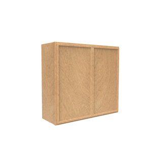 RTA - Slim Shaker Karamel - Double Door Wall Cabinet - 33"W x 12"D x 30"H