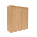Load image into Gallery viewer, RTA - Slim Shaker Karamel - 36&quot;Height Double Door Wall Cabinets - 33&quot;W x 36&quot;H x 12&quot;D
