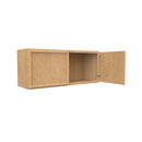 Load image into Gallery viewer, RTA - Slim Shaker Karamel - 15&quot;Height Double Door Wall Cabinets - 36&quot;W x 15&quot;H x 12&quot;D