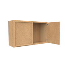 Load image into Gallery viewer, RTA - Slim Shaker Karamel - 21&quot;Height Double Door Wall Cabinets - 36&quot;W x 21&quot;H x 12&quot;D
