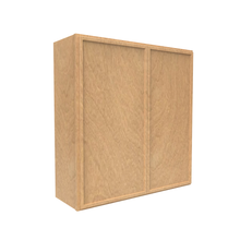 Load image into Gallery viewer, RTA - Slim Shaker Karamel - 36&quot;Height Double Door Wall Cabinets - 36&quot;W x 36&quot;H x 12&quot;D