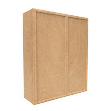 Load image into Gallery viewer, RTA - Slim Shaker Karamel - 42&quot;Height Double Door Wall Cabinets - 36&quot;W x 42&quot;H x 12&quot;D
