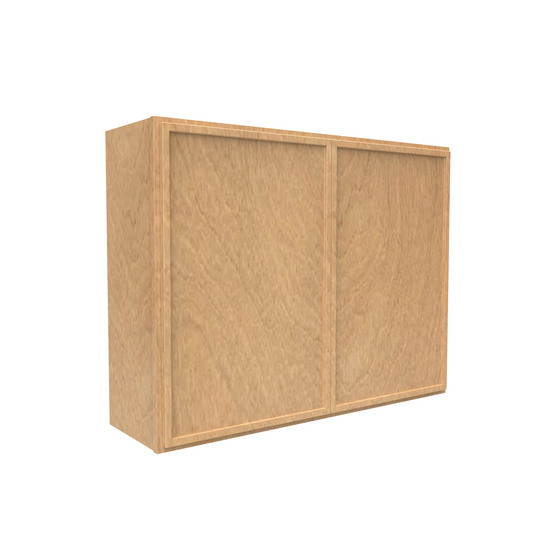 RTA - Slim Shaker Karamel - 30"Height Double Door Wall Cabinets - 39"W x 30"H x 12"D