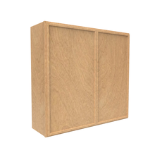 Load image into Gallery viewer, RTA - Slim Shaker Karamel - 36&quot;Height Double Door Wall Cabinets - 39&quot;W x 36&quot;H x 12&quot;D