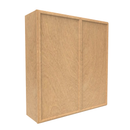 Load image into Gallery viewer, RTA - Slim Shaker Karamel - 42&quot;Height Double Door Wall Cabinets - 39&quot;W x 42&quot;H x 12&quot;D