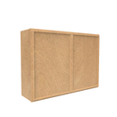 Load image into Gallery viewer, RTA - Slim Shaker Karamel - 30&quot;Height Double Door Wall Cabinets - 42&quot;W x 30&quot;H x 12&quot;D