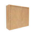 Load image into Gallery viewer, RTA - Slim Shaker Karamel - 36&quot;Height Double Door Wall Cabinets - 42&quot;W x 36&quot;H x 12&quot;D