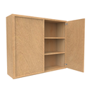 Load image into Gallery viewer, RTA - Slim Shaker Karamel - 36&quot;Height Double Door Wall Cabinets - 42&quot;W x 36&quot;H x 12&quot;D