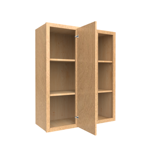 RTA - Slim Shaker Karamel - Wall Blind Corner Cabinets - 30"W x 36"H x 12"D