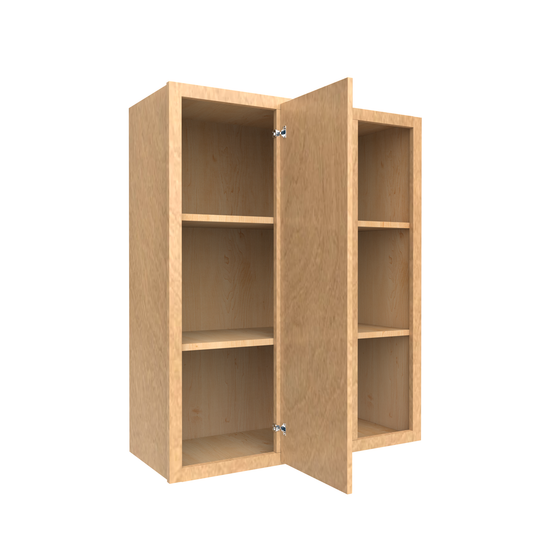 RTA - Slim Shaker Karamel - Wall Blind Corner Cabinets - 30"W x 36"H x 12"D