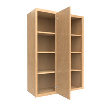 Load image into Gallery viewer, RTA - Slim Shaker Karamel - Wall Blind Corner Cabinets - 30&quot;W x 42&quot;H x 12&quot;D