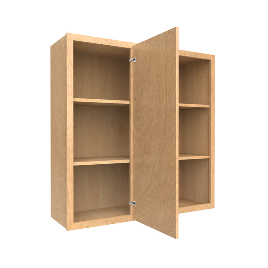 RTA - Slim Shaker Karamel - Wall Blind Corner Cabinets - 36"W x 36"H x 12"D