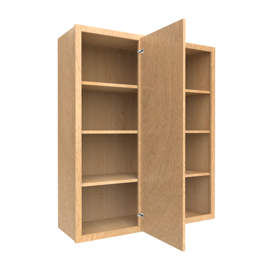 RTA - Slim Shaker Karamel - Wall Blind Corner Cabinets - 36"W x 42"H x 12"D