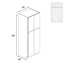 Load image into Gallery viewer, RTA - Slim Shaker Oatmeal - Double Door Pantry Cabinets - 24&quot;W x 84&quot;H x 24&quot;D