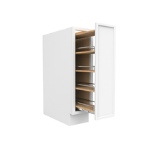 Load image into Gallery viewer, RTA - Slim Shaker Oatmeal - Spice Rack Base Cabinets - 9&quot;W x 34.5&quot;H x 24&quot;D