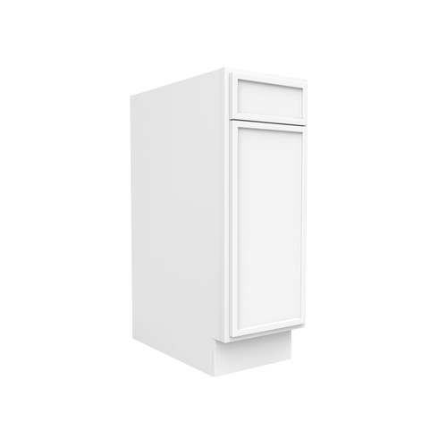 RTA - Slim Shaker Oatmeal - Single Door Cabinets - 12