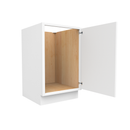 Load image into Gallery viewer, RTA - Slim Shaker Oatmeal - Full Height Single Door Base Cabinets - 21&quot;W x 34.5&quot;H x 24&quot;D