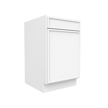 Load image into Gallery viewer, RTA - Slim Shaker Oatmeal - Single Door Cabinets - 21&quot;W x 34.5&quot;H x 24&quot;D