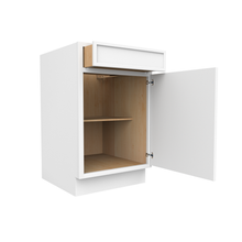 Load image into Gallery viewer, RTA - Slim Shaker Oatmeal - Single Door Cabinets - 21&quot;W x 34.5&quot;H x 24&quot;D