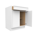Load image into Gallery viewer, RTA - Slim Shaker Oatmeal - Double Door Cabinets - 27&quot;W x 34.5&quot;H x 24&quot;D