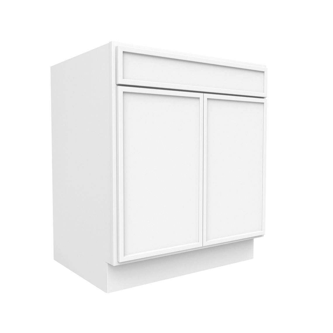 RTA - Slim Shaker Oatmeal - Double Door Cabinets - 30