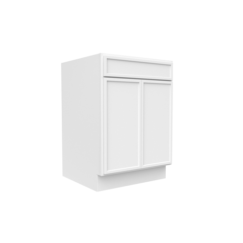 RTA - Slim Shaker Oatmeal - Sink Base Cabinets - 24