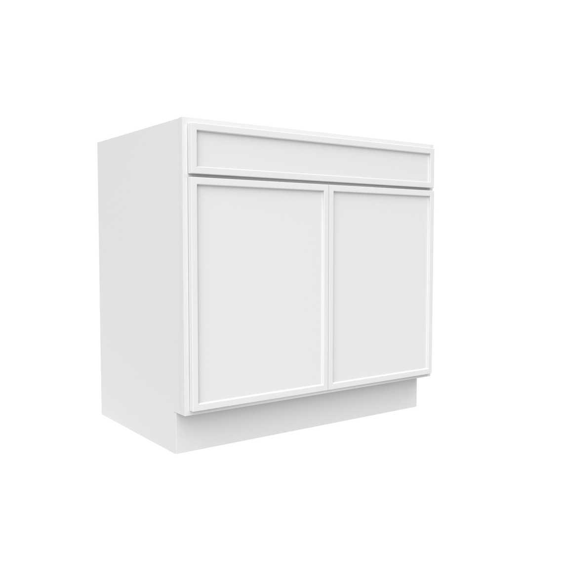 RTA - Slim Shaker Oatmeal - Sink Base Cabinets - 36