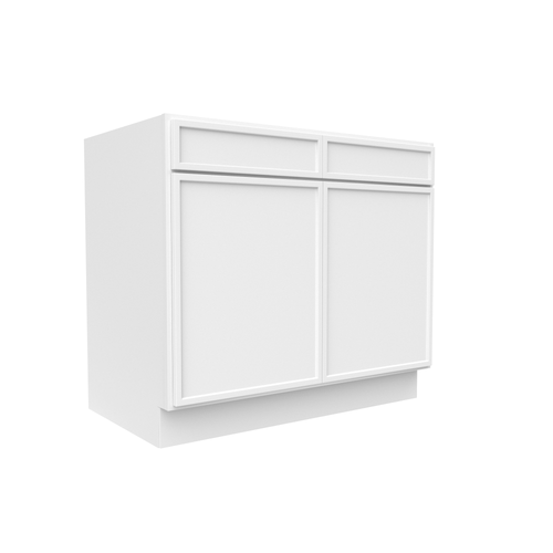 RTA - Slim Shaker Oatmeal - Sink Base Cabinets - 39