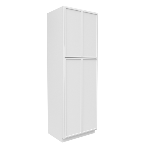 RTA - Slim Shaker Oatmeal - Double Door Pantry Cabinets - 30