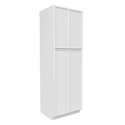 RTA - Slim Shaker Oatmeal - Double Door Pantry Cabinets - 30