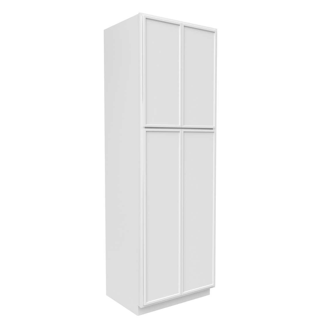 RTA - Slim Shaker Oatmeal - Double Door Pantry Cabinets - 30