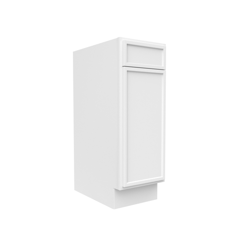 RTA - Slim Shaker Oatmeal - Vanity Base Cabinets - 12