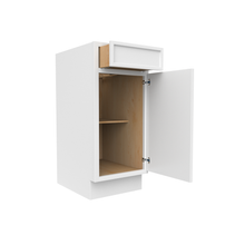 Load image into Gallery viewer, RTA - Slim Shaker Oatmeal - Vanity Base Cabinets - 15&quot;W x 34.5&quot;H x 21&quot;D