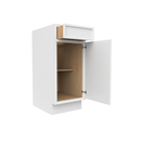 Load image into Gallery viewer, RTA - Slim Shaker Oatmeal - Vanity Base Cabinets - 15&quot;W x 34.5&quot;H x 21&quot;D