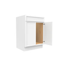 Load image into Gallery viewer, RTA - Slim Shaker Oatmeal - Vanity Sink Base Cabinets - 24&quot;W x 34.5&quot;H x 21&quot;D