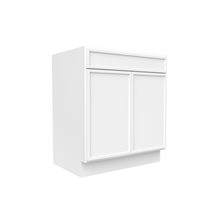 Load image into Gallery viewer, RTA - Slim Shaker Oatmeal - Vanity Sink Base Cabinets - 30&quot;W x 34.5&quot;H x 21&quot;D