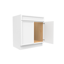 Load image into Gallery viewer, RTA - Slim Shaker Oatmeal - Vanity Sink Base Cabinets - 30&quot;W x 34.5&quot;H x 21&quot;D