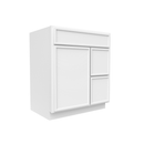 Load image into Gallery viewer, RTA - Slim Shaker Oatmeal - Vanity Sink Drawer Base Cabinets - 30&quot;W x 34.5&quot;H x 21&quot;D - SSO-VSD30L