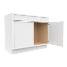 Load image into Gallery viewer, RTA - Slim Shaker Oatmeal - Vanity Consoles - 42&quot;W x 34.5&quot;H x 21&quot;D