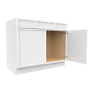 Load image into Gallery viewer, RTA - Slim Shaker Oatmeal - Vanity Consoles - 42&quot;W x 34.5&quot;H x 21&quot;D
