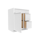 Load image into Gallery viewer, RTA - Slim Shaker Oatmeal - Vanity Sink Drawer Base Cabinets - 30&quot;W x 34.5&quot;H x 21&quot;D - SSO-VSDC30R